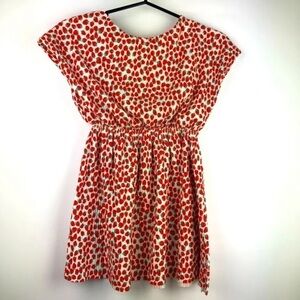 Zara strawberries all over mini dress